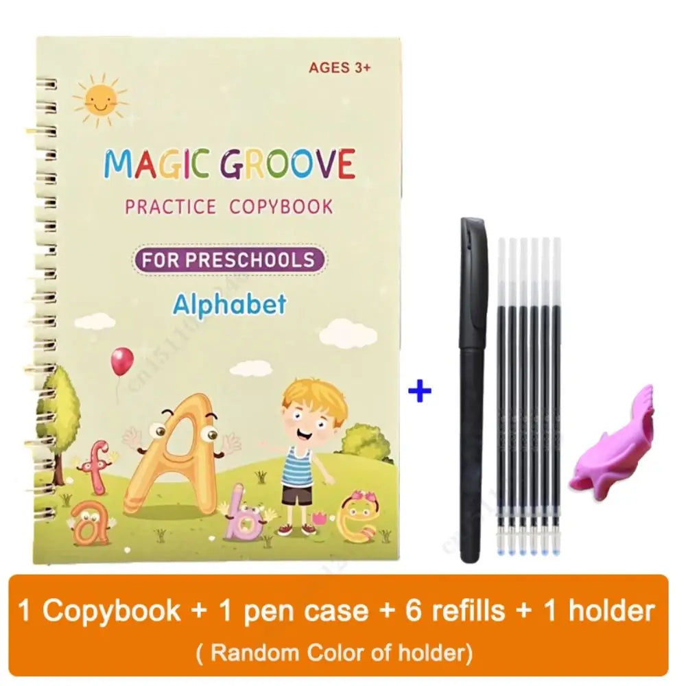 Reusable Magic Writing Practice Workbook for Kids