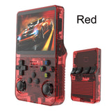 Open Source R36S Retro Handheld Video Game Console Linux System 3.5 Inch IPS Screen Portable Pocket Video Player R35S 64GB Games