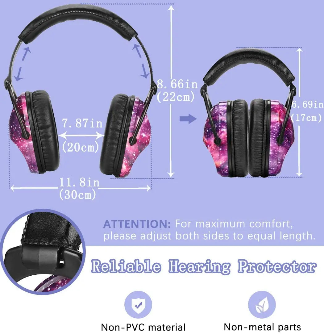 Children's Noise Reduction Safety Earmuffs with Comfortable Fit for Everyday Noise