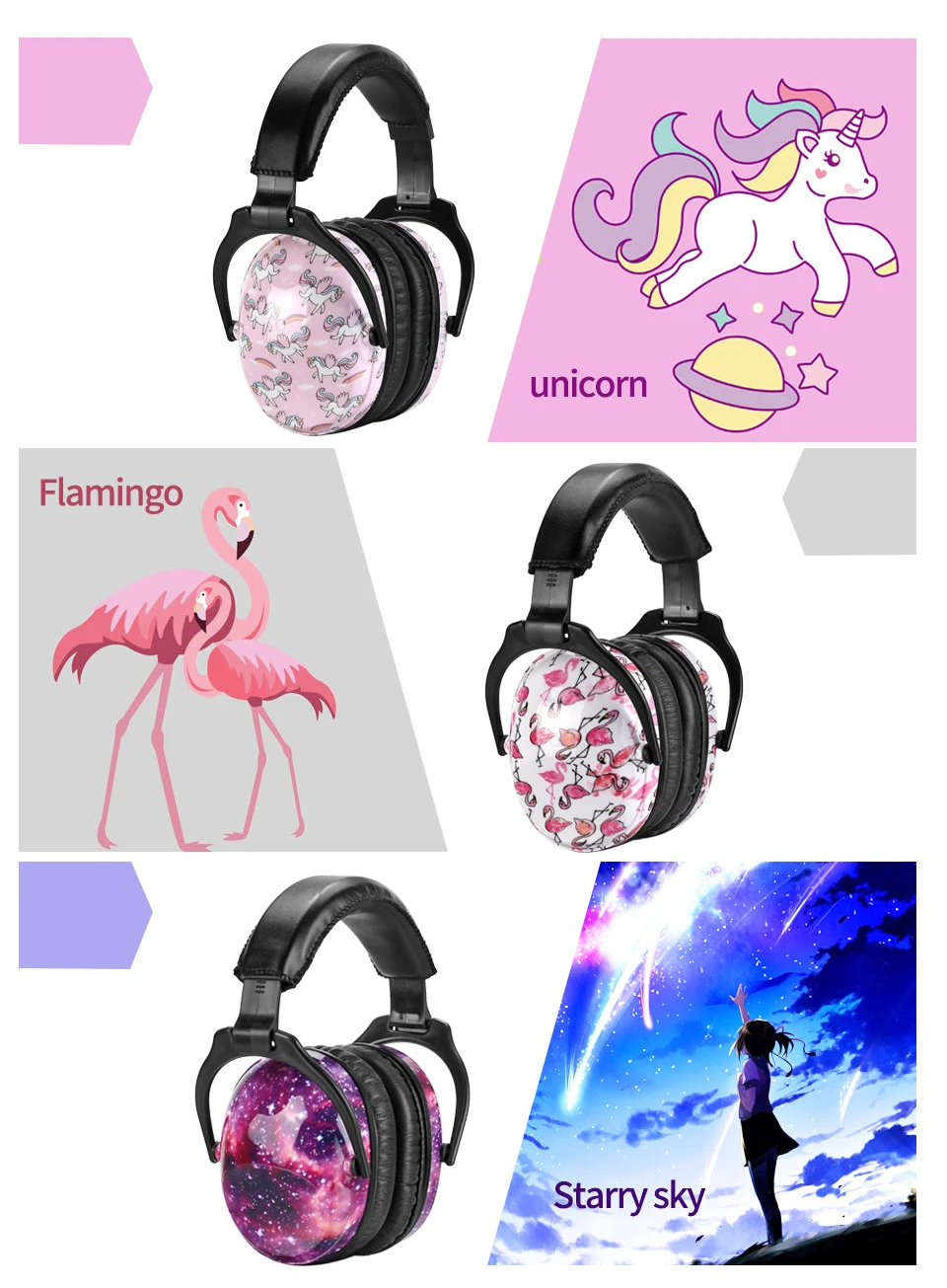 Children's Noise Reduction Safety Earmuffs with Comfortable Fit for Everyday Noise