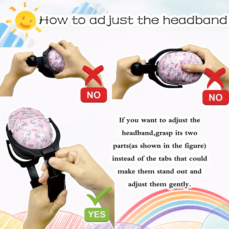 Children's Noise Reduction Safety Earmuffs with Comfortable Fit for Everyday Noise