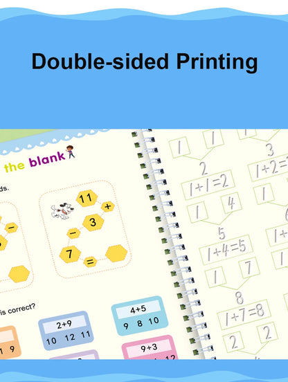 Reusable Magic Writing Practice Workbook for Kids