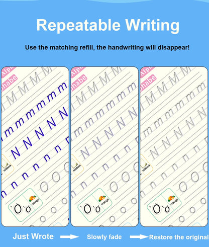 Reusable Magic Writing Practice Workbook for Kids