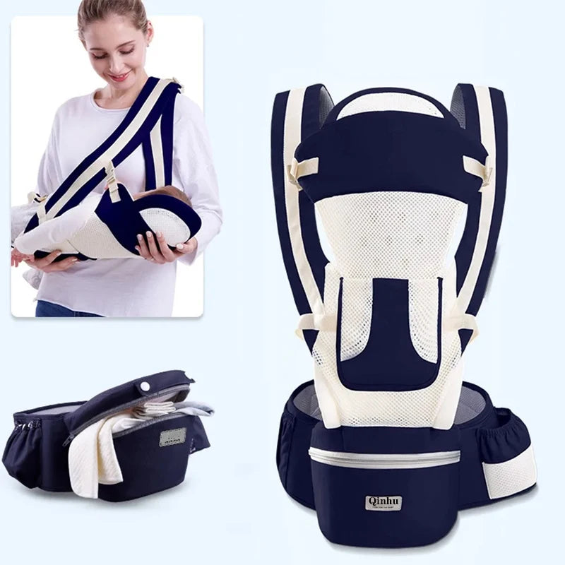Adjustable Baby Carrier Backpack with Hip Seat Support
