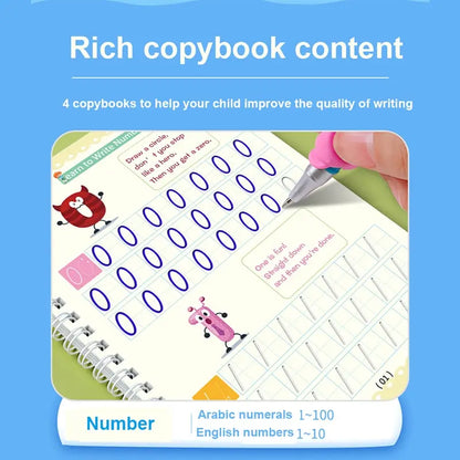 Reusable Magic Writing Practice Workbook for Kids