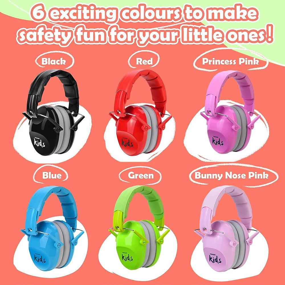 Kids Noise Reduction Earmuffs NRR 25dB Hearing Protection for Children