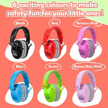Kids Noise Reduction Earmuffs NRR 25dB Hearing Protection for Children