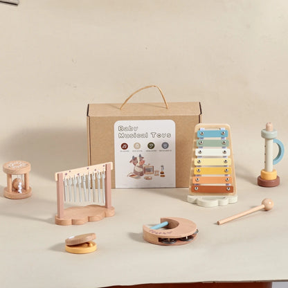 Montessori Wooden Music Instrument Set for Kids