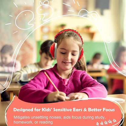 Kids Noise Reduction Earmuffs NRR 25dB Hearing Protection for Children