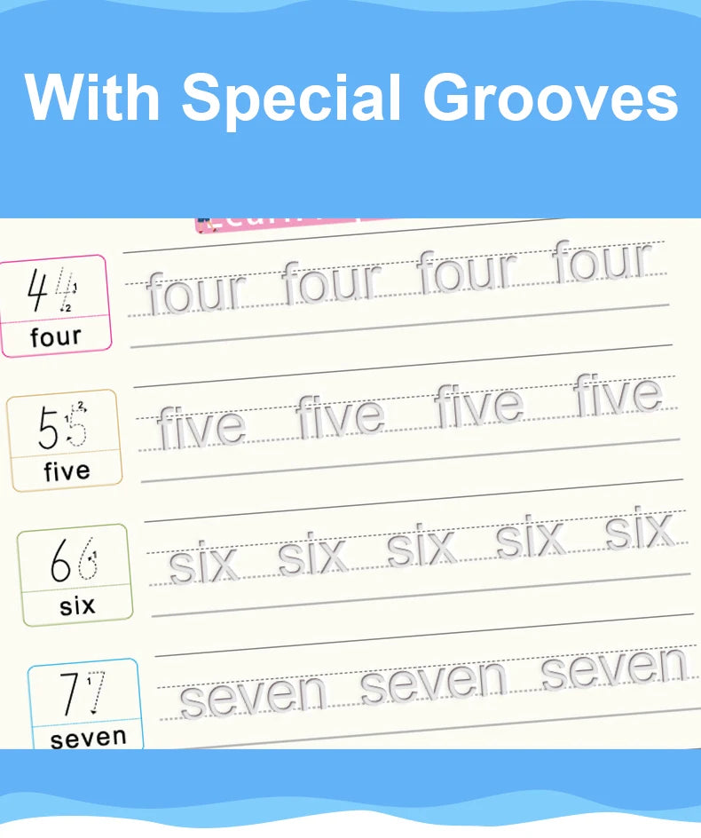 Reusable Magic Writing Practice Workbook for Kids