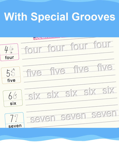 Reusable Magic Writing Practice Workbook for Kids