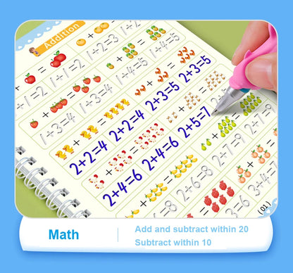 Reusable Magic Writing Practice Workbook for Kids