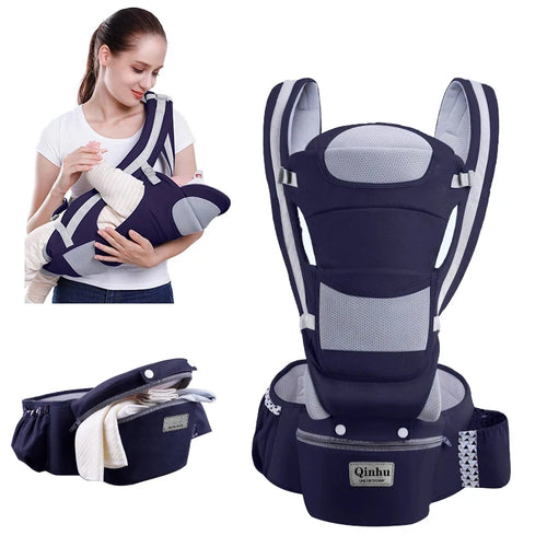 Adjustable Baby Carrier Backpack with Hip Seat Support