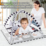 Baby Play Gym Activity Mat with Hanging Toys for Newborns and Infants