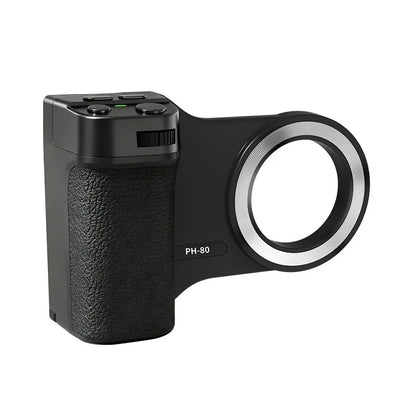 Magnetic Bluetooth Phone Camera Grip with Remote & Fill Light