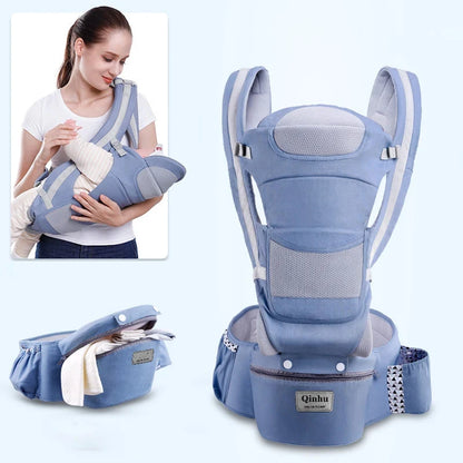 Adjustable Baby Carrier Backpack with Hip Seat Support