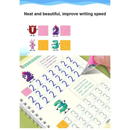 Reusable Magic Writing Practice Workbook for Kids