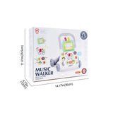 Multifunction Baby Push Walker Toy with Activity Board and Music