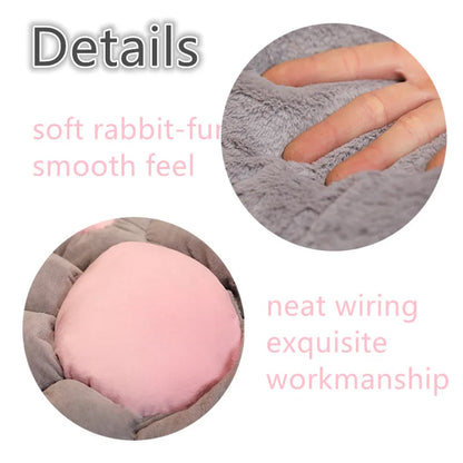 Cute Cat Paw Plush Cushion Large Soft Floor Pillow