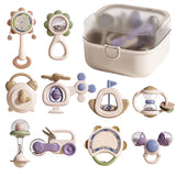 Baby Sensory Teething Toy Set with Rattles and Teethers