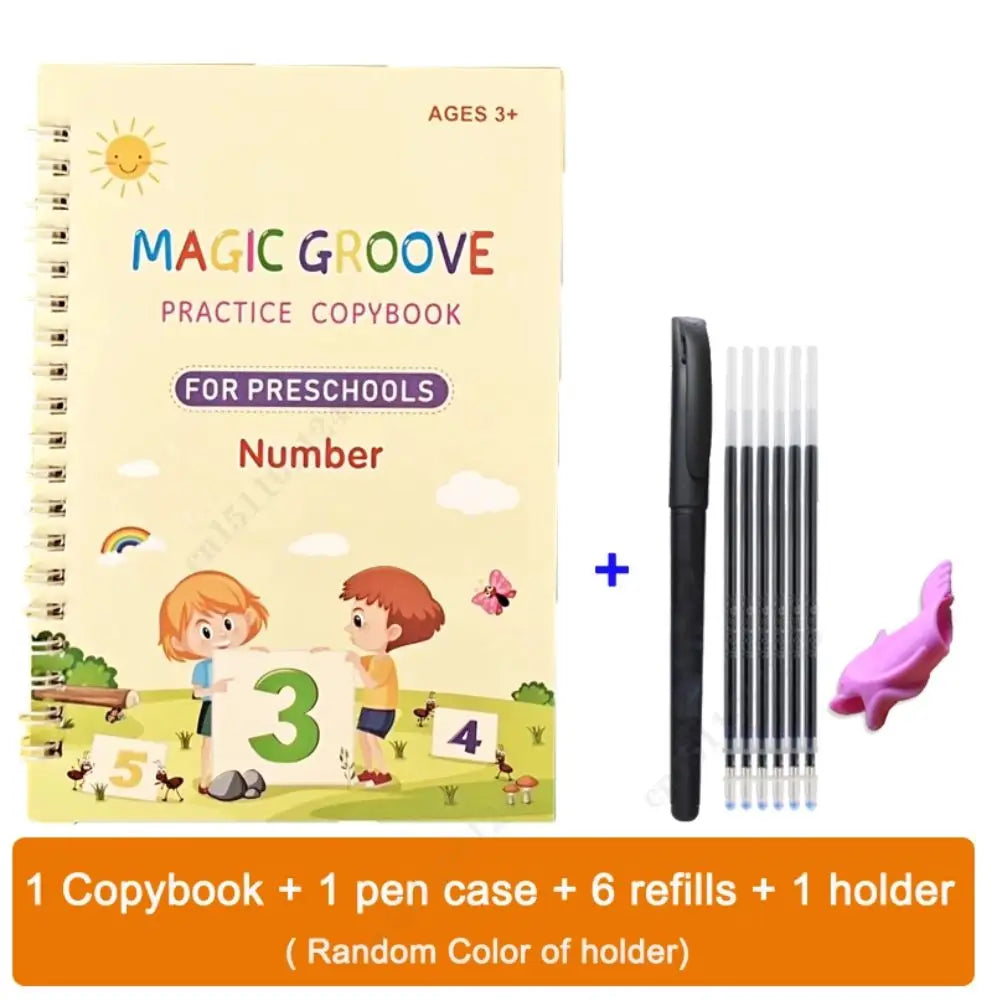 Reusable Magic Writing Practice Workbook for Kids