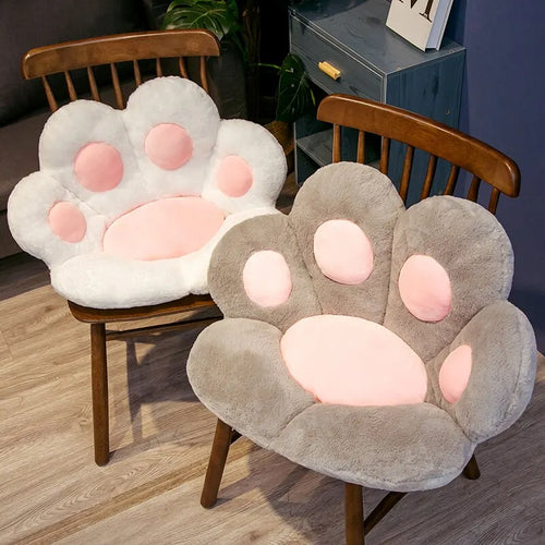 Cute Cat Paw Plush Cushion Large Soft Floor Pillow
