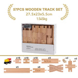 Educational Wooden Railway Track Expansion Set for Kids