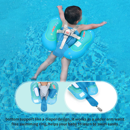 Infant Swimming Float with Sun Shade for Pool Fun