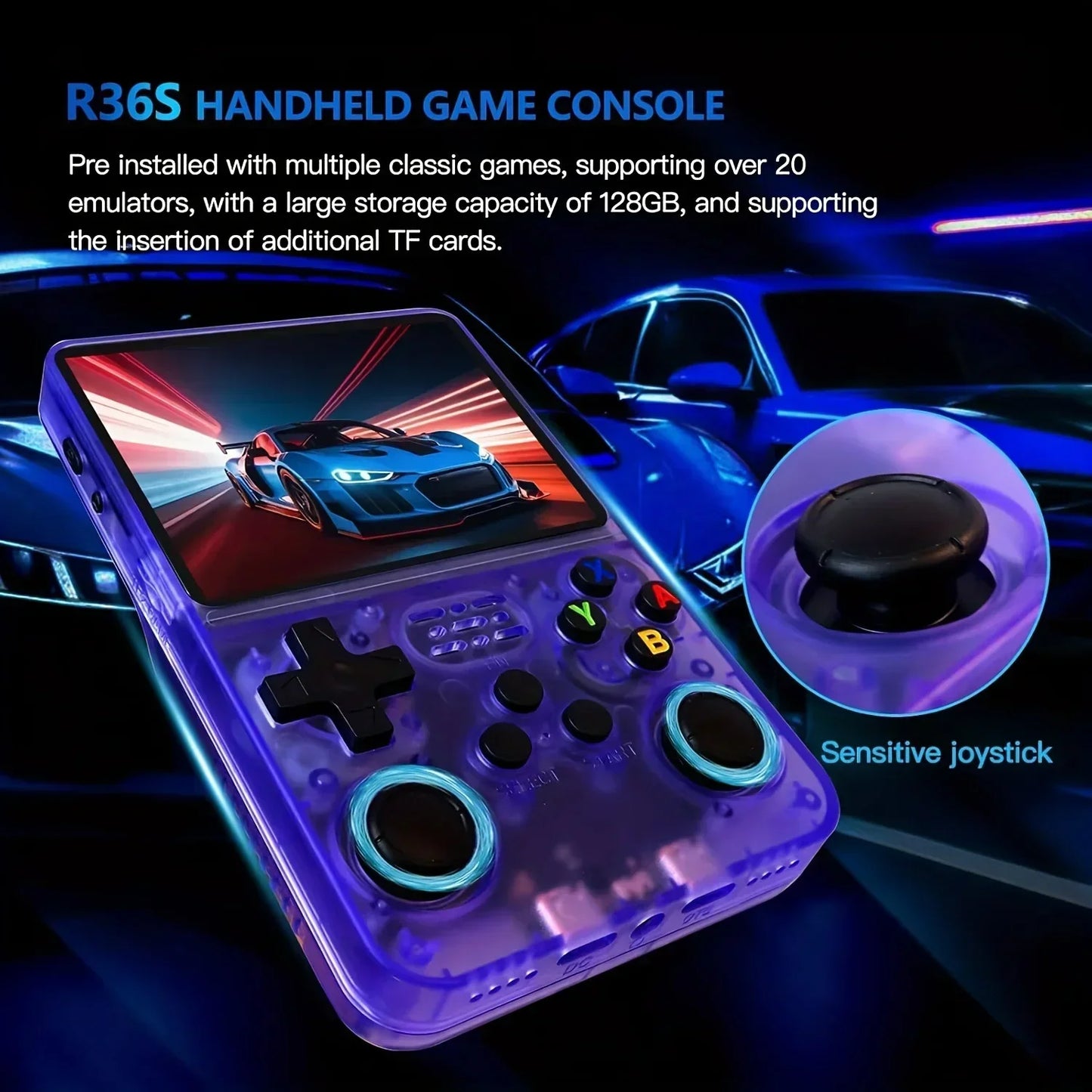 All-in-One Handheld Video Game Console for Kids and Adults