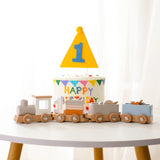 Wooden Montessori Train Learning Toy for Kids Gift