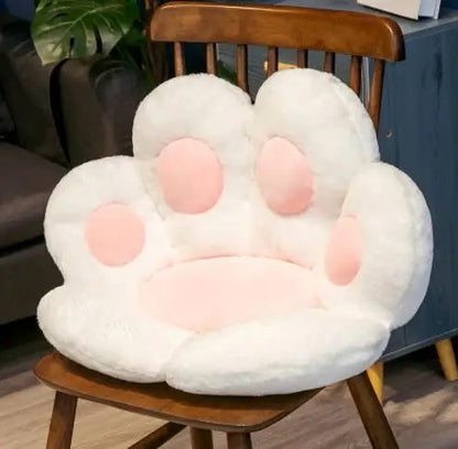 Cute Cat Paw Plush Cushion Large Soft Floor Pillow