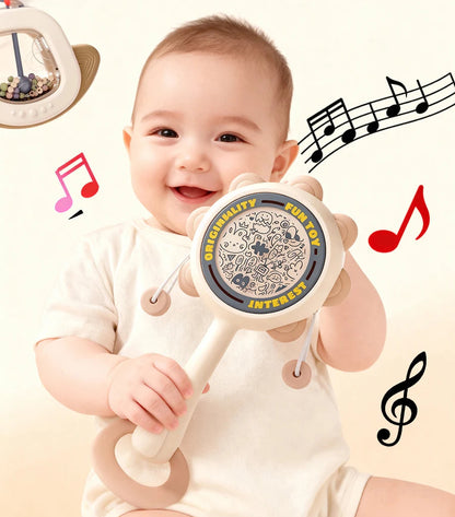 Baby Sensory Teething Toy Set with Rattles and Teethers