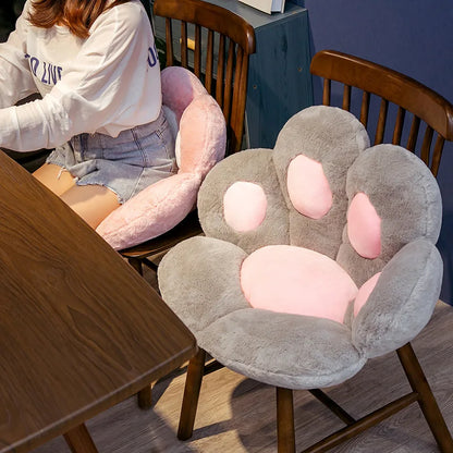 Cute Cat Paw Plush Cushion Large Soft Floor Pillow