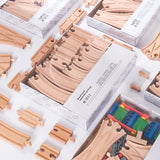 Educational Wooden Railway Track Expansion Set for Kids