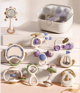 Baby Sensory Teething Toy Set with Rattles and Teethers