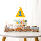 Wooden Montessori Train Learning Toy for Kids Gift