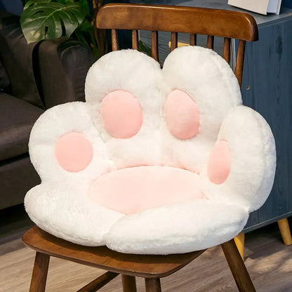 Cute Cat Paw Plush Cushion Large Soft Floor Pillow