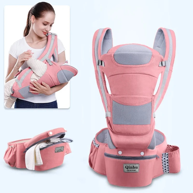 Adjustable Baby Carrier Backpack with Hip Seat Support