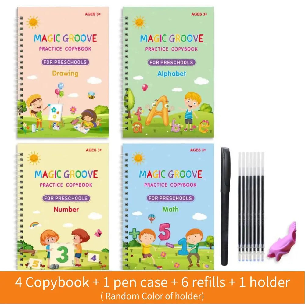 Reusable Magic Writing Practice Workbook for Kids