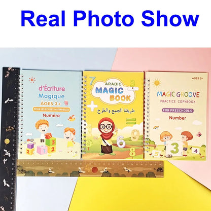 Reusable Magic Writing Practice Workbook for Kids