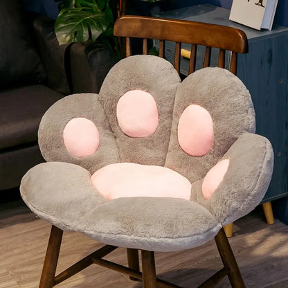 Cute Cat Paw Plush Cushion Large Soft Floor Pillow