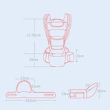 Adjustable Baby Carrier Backpack with Hip Seat Support