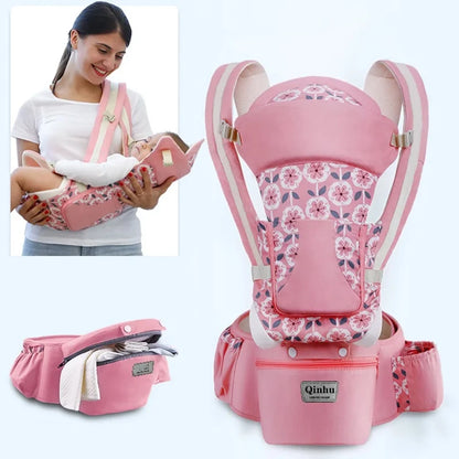 Adjustable Baby Carrier Backpack with Hip Seat Support