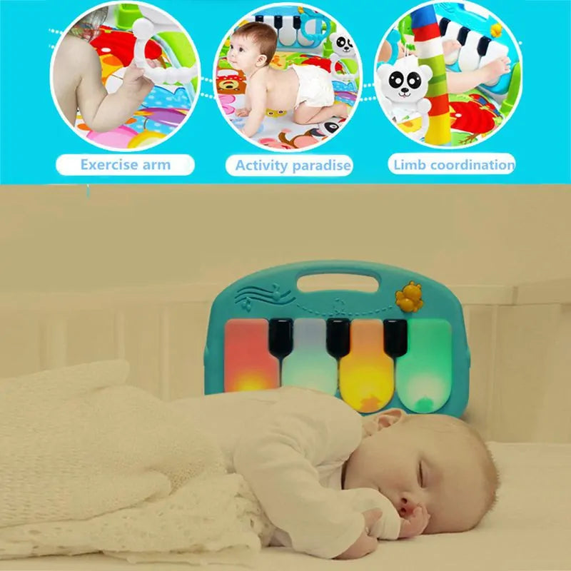 Educational Baby Activity Gym Play Mat for Infants