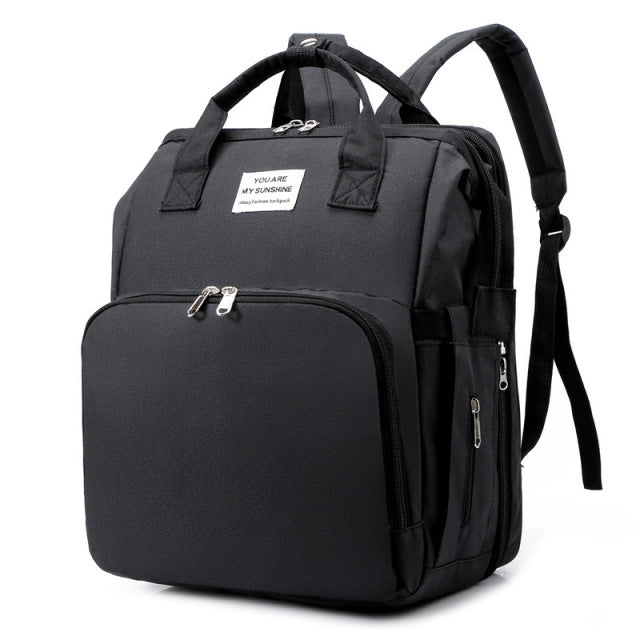 The 2 in 1 Large Capacity Nappy Bags with Changing Mat Convenient Baby