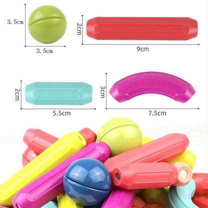 Montessori Magnetic Building Toy for Creative Learning
