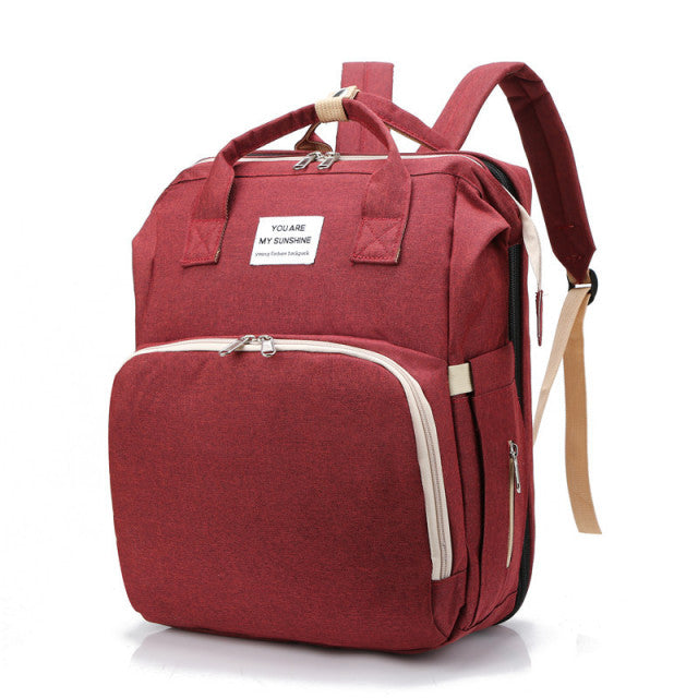 The 2 in 1 Large Capacity Nappy Bags with Changing Mat Convenient Baby