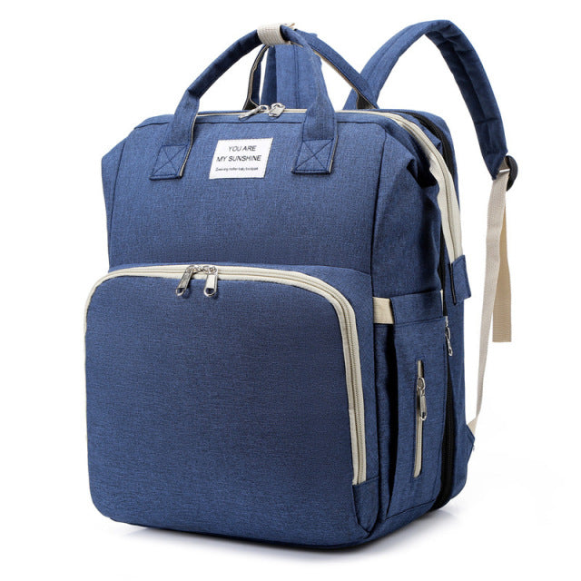 The 2 in 1 Large Capacity Nappy Bags with Changing Mat Convenient Baby