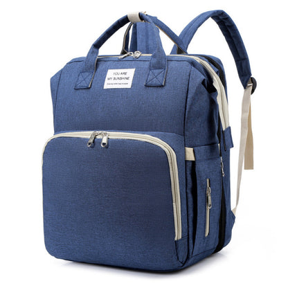 The 2 in 1 Large Capacity Nappy Bags with Changing Mat Convenient Baby