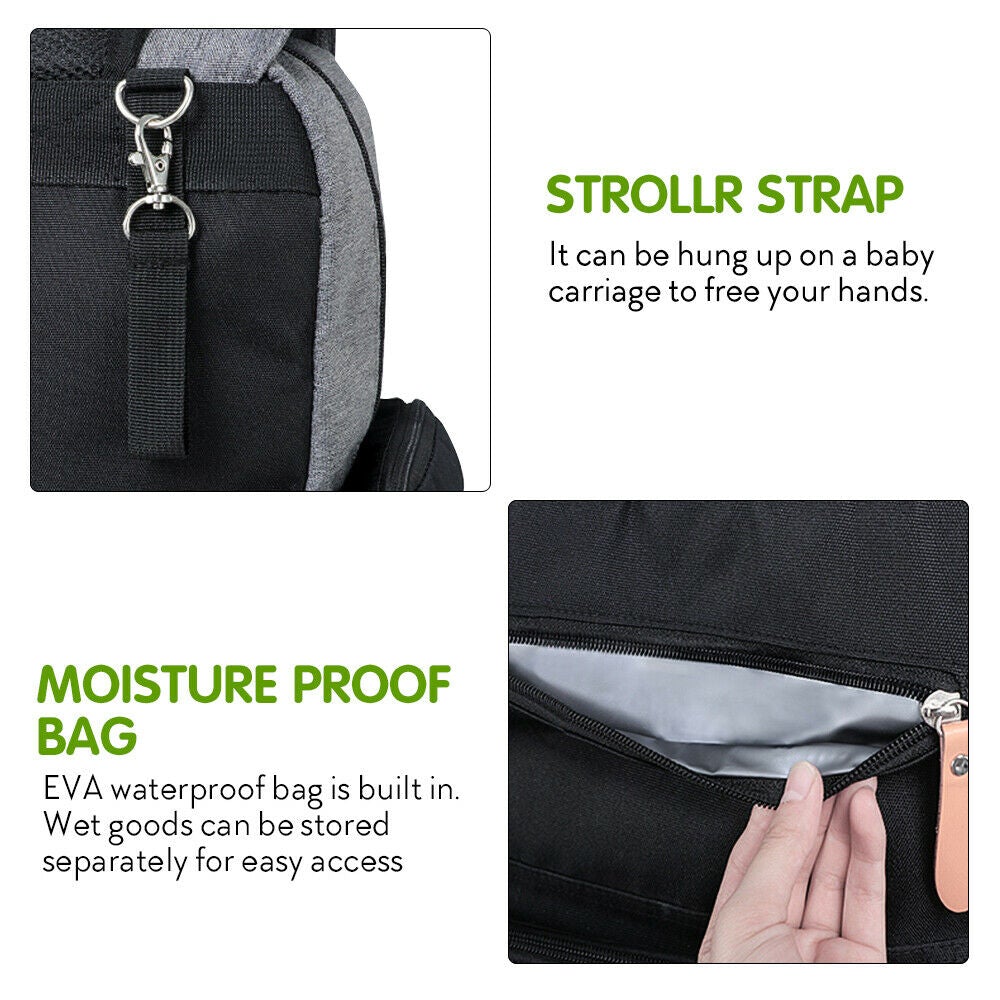 Multi Function Nappy Bag Backpack for Moms & Dads